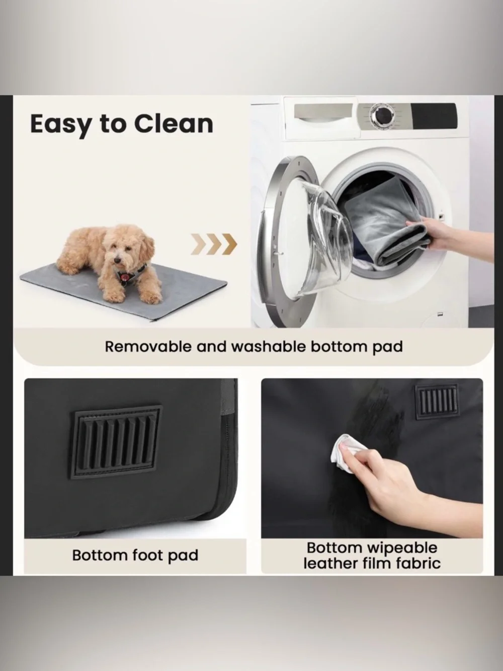 Dog Crate Carrier - Lightweight Portable Pet Crate